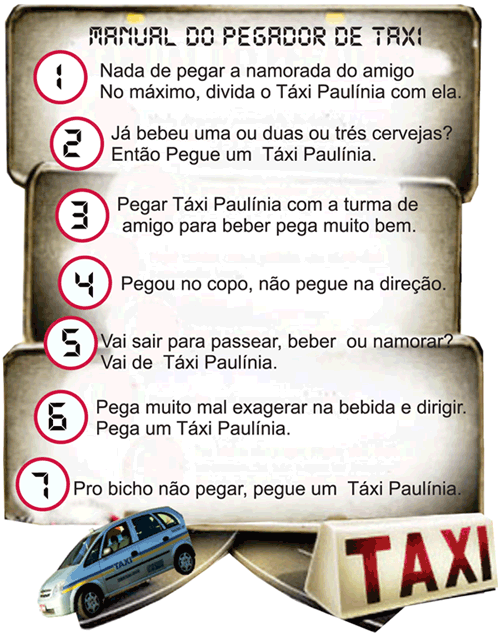 Manual do Pegador de Taxi